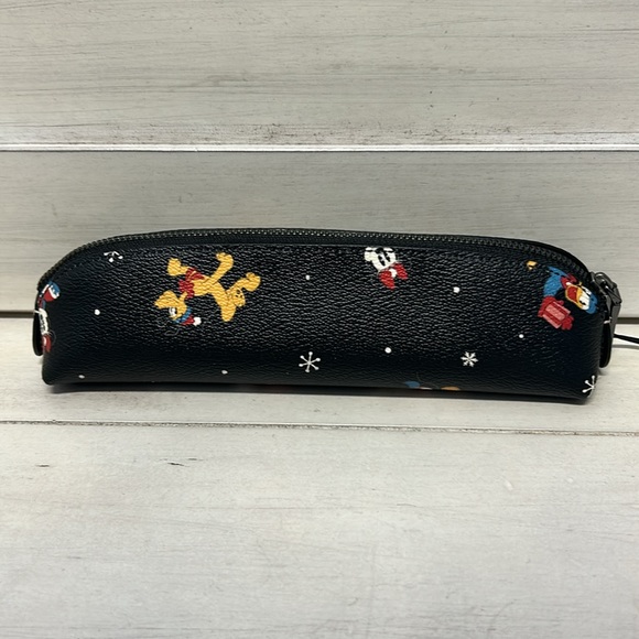 NWT Coach X Disney Christmas Pencil Case - Picture 4 of 8